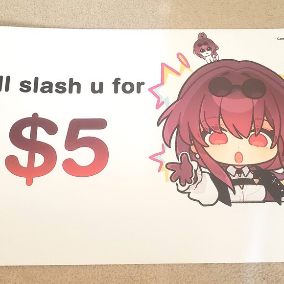 Honkai Star Rail Kafka Chibi Art Print Huge Big Poster Sign - Picture 1 of 6